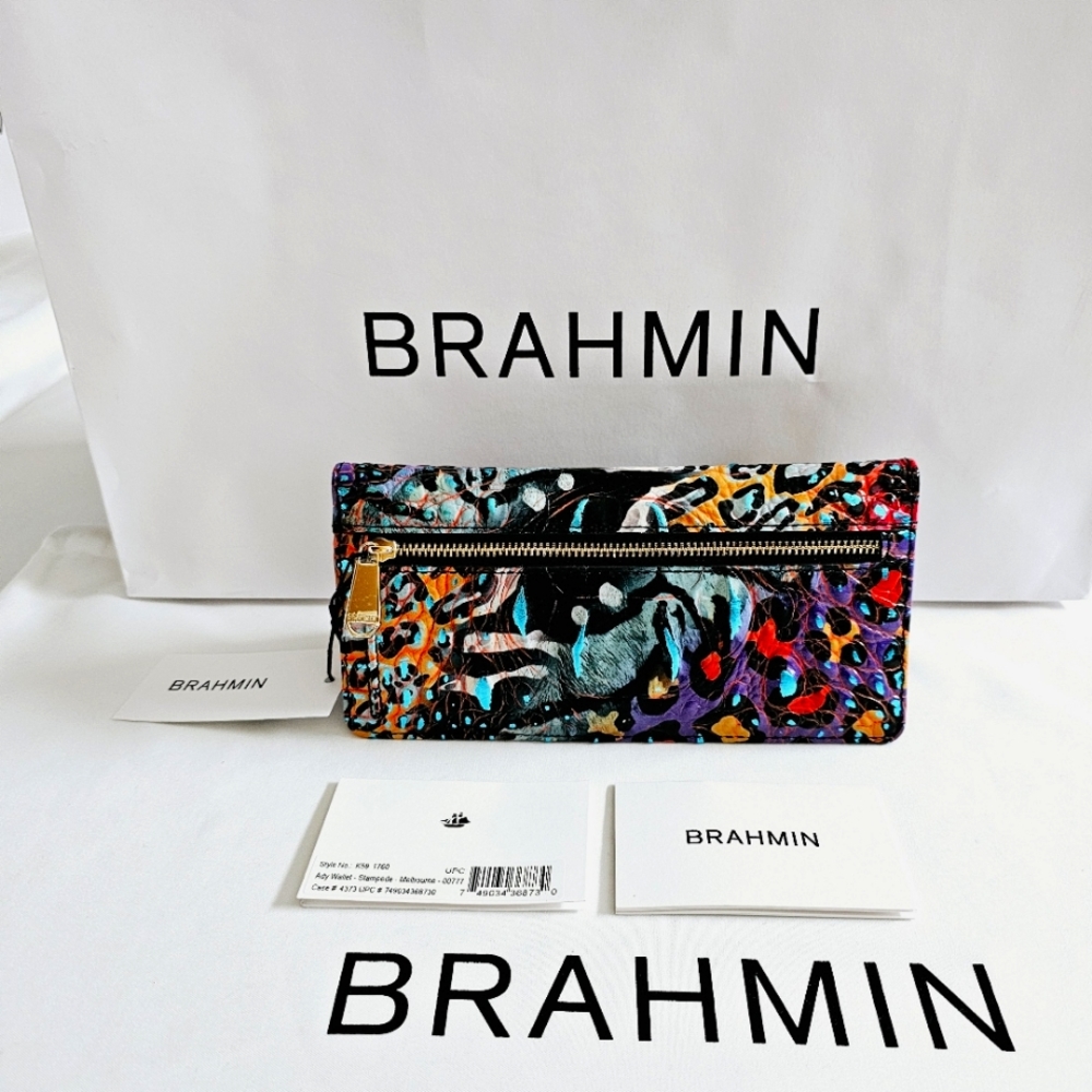 NWT Brahmin Stampede Melbourne Ady Wallet - Picture 2 of 15